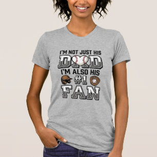 Vintage-Shirt-Design Baseball-Vater Nummer 1 Fan_1 T-Shirt