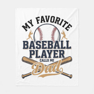 Vintage-Shirt-Design Lieblingsspieler Baseball-Vat Fleecedecke