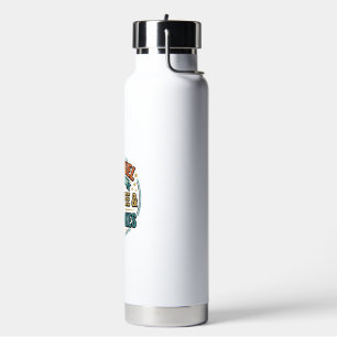 Vintage-Shirt-Design mit Papa-Treibstoff Kaffee un Trinkflasche