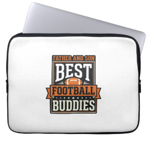 Vintage-Shirt Vater und Sohn Fußballfreunde Desi Laptopschutzhülle