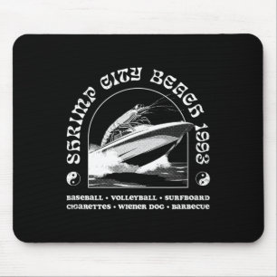 Vintage Shrimp City Beach 1993 Musik Rock Shrimp S Mousepad