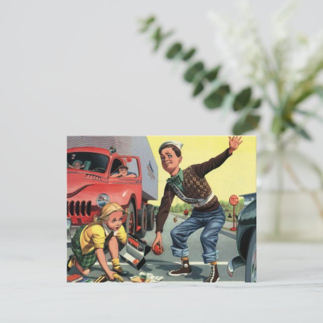 Vintage Sicherheitspatrouille (Stehend Vorderseite)