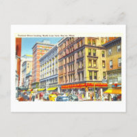 Vintage Sicht auf Boston, Massachusetts,