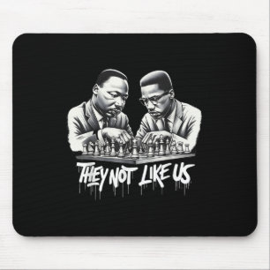 Vintage Sie mögen uns nicht Froher Schwarzer Gesch Mousepad
