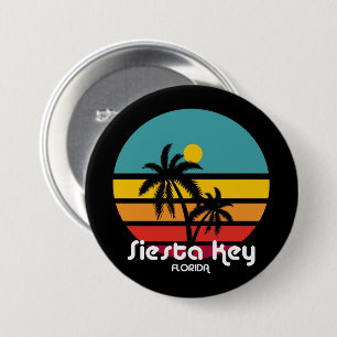 Vintage Siesta Key Florida Button