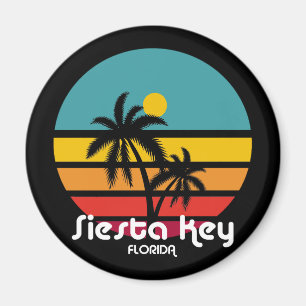 Vintage Siesta Key Florida Magnet