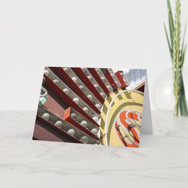 vintage sign karte (Vorderseite)