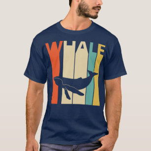 Vintage Silhouette von Whaltieren T-Shirt