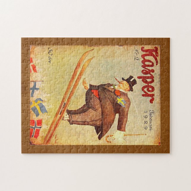 Vintage skandinavische Zigarren-Anzeige (Horizontal)