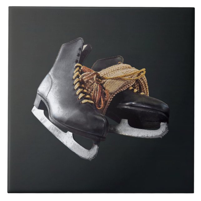 Vintage Skate Fliese (Vorderseite)