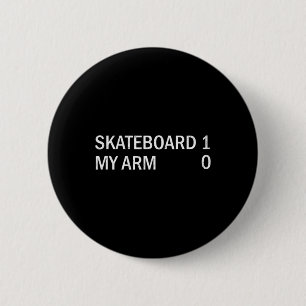 Vintage Skateboard 1 Mein Arm 0 Skateboarding Skat Button