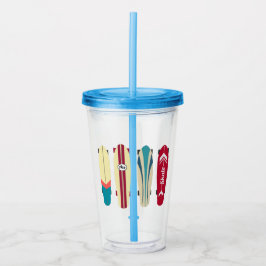 Vintage Skateboards Acryltrinkbecher