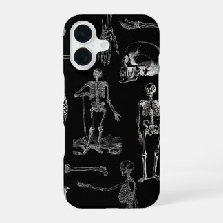 Vintage Skeleton Illustration Phone Case  iPhone 16 Hülle
