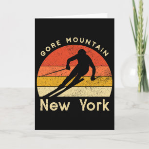Vintage Ski Gore Mountain New York Gebirge Karte