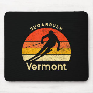 Vintage-Ski Sugarbush Vermont Berg Mousepad