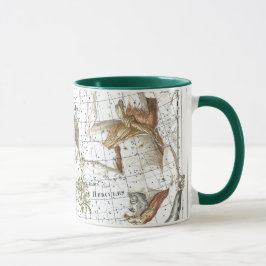 Vintage Sky Map Constellation of Hercules Tasse
