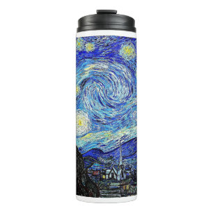 Vintage Sky Nacht Sterne Nacht Thermosbecher