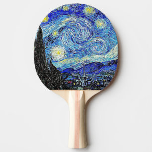 Vintage Sky Nacht Sternhimmel Tischtennis Schläger
