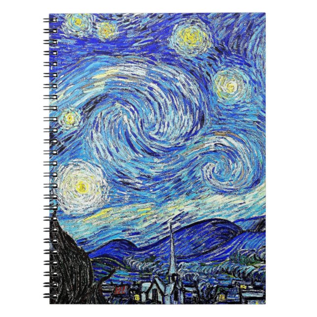 Vintage Sky Night StarNight Notizblock (Vorderseite)