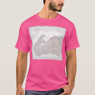 Vintage Smoky Mountains Nationalpark Topografie T-Shirt
