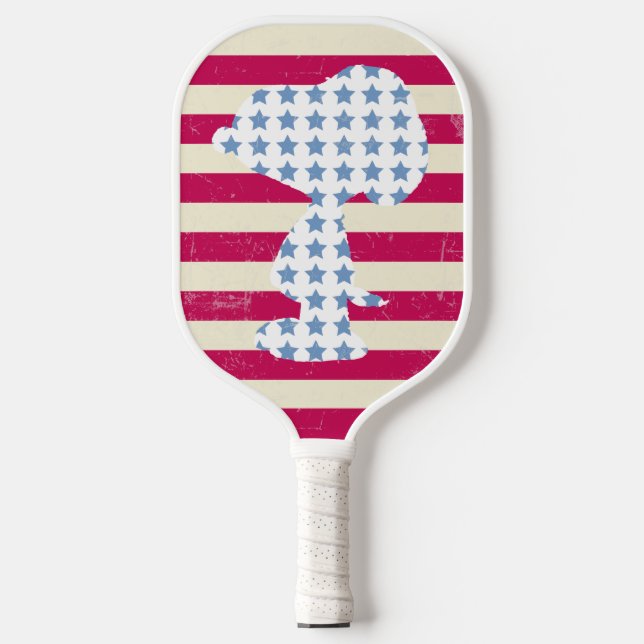 Vintage Snoopie Pickleball Schläger (Vorderseite)