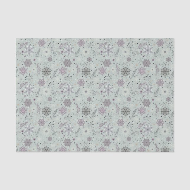 Vintage Snow Seidenpapier (Vorderseite)