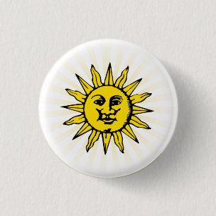 Vintage Snowbasin-Ski Resort Utah Wintergeschenke Button