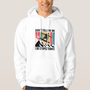 Vintage-Snowboarder-Silhouette-T-Shirt Hoodie