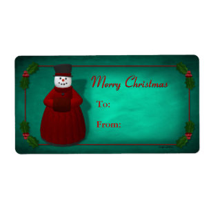 Vintage Snowmen: Dame Cool