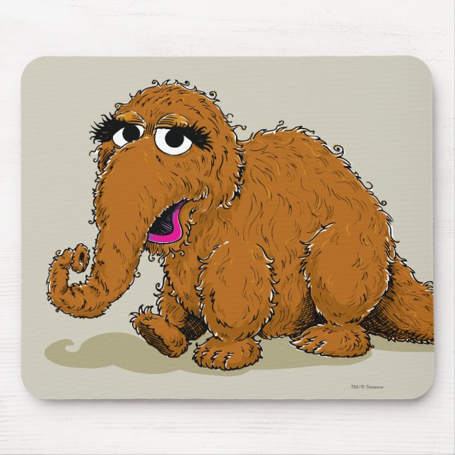 Vintage Snuffleupagus Mousepad (Vorne)
