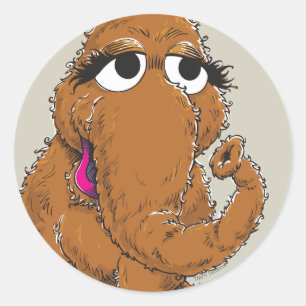 Vintage Snuffy Runder Aufkleber