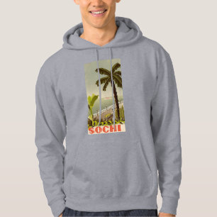 Vintage Sochi Marine Station Kunst Reise Hoodie