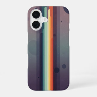 Vintage Soft Cosmic Rays iPhone 16 Hülle