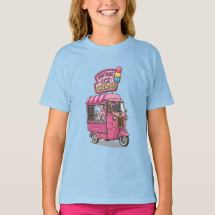Vintage-Soft-Eis-Lieferwagen T-Shirt