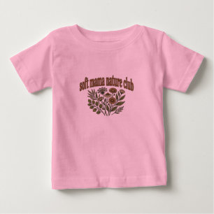 Vintage Soft Mama Nature Club T-Shirt Design