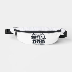 Vintage Softball Dad Vektor T-Shirt Design_1 Bauchtasche