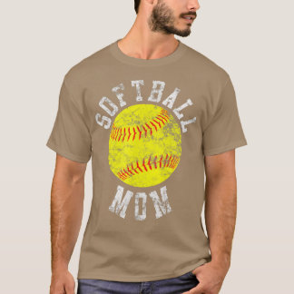 Vintage Softball-Mama T-Shirt