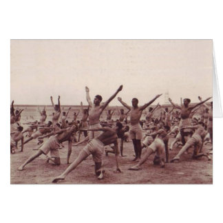 Vintage Soldaten beim Training