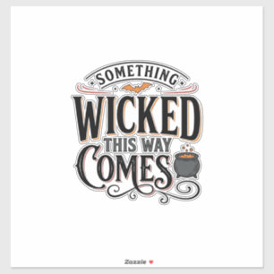 Vintage-Something-Wicked-Halloween-Shirt-Design_1 Aufkleber