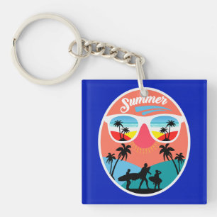 Vintage Sommer Design-68265 Schlüsselanhänger