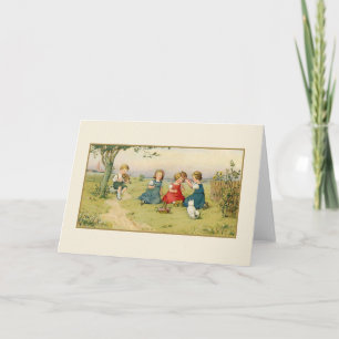 Vintage Sommer-Picnic Karte
