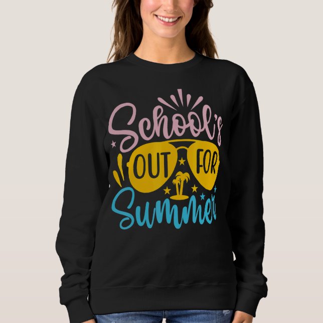 Vintage Sommerschulolu2019s für S Sweatshirt (Vorderseite)
