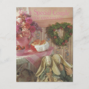 Vintage "Sonderpaar" Jubiläum Postkarte