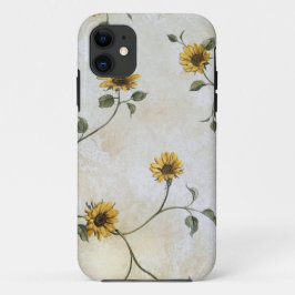 Vintage Sonnenblumen iPhone 11 Hülle