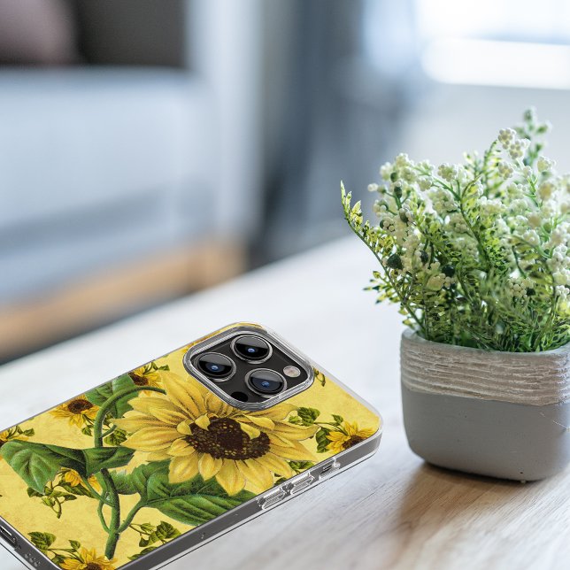 Vintage Sonnenblumen Case-Mate iPhone Hülle (Von Creator hochgeladen)