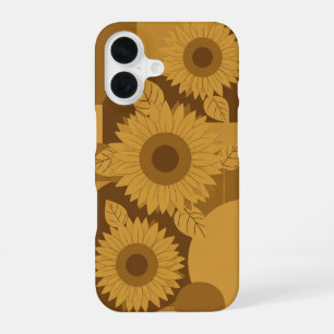 Vintage-Sonnenblumen-Trio iPhone 16 Hülle