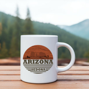 Vintage-Sonnenuntergang Arizona Sedona Tasse