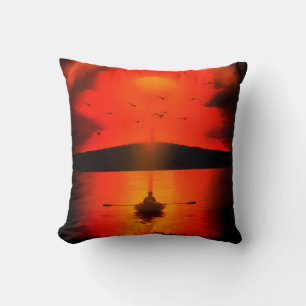 Vintage-Sonnenuntergang Hoffnung Glaube Liebe Ermu Kissen