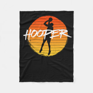 Vintage-Sonnenuntergang-Hooper Fleecedecke