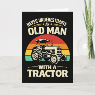 Vintage-Sonnenuntergang Landwirtschaft Unterschätz Karte
